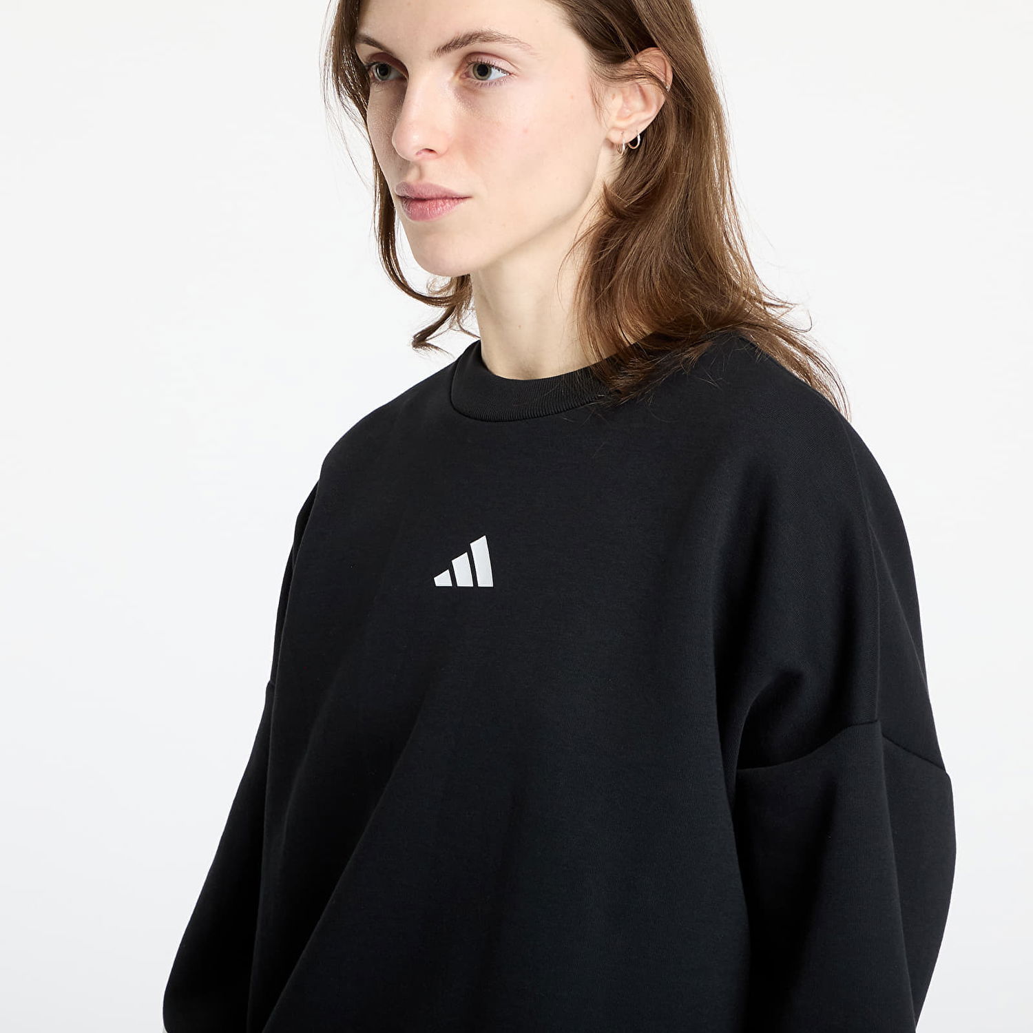 Sweatshirt adidas Originals Future Icons Three Stripes Sweatshirt Sort | JE0203, 1