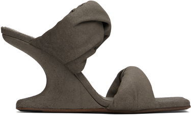 Skopleje Rick Owens Rick Owens Porterville Cantilever 8 Twisted Heeled Sandals Grå | RP01E7803 LBA, 0