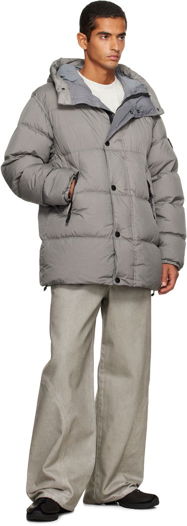 Jakke Stone Island Stone Island Crinkle Reps NY Down Jacket Grå | K2S15 4100012 S0A23, 4