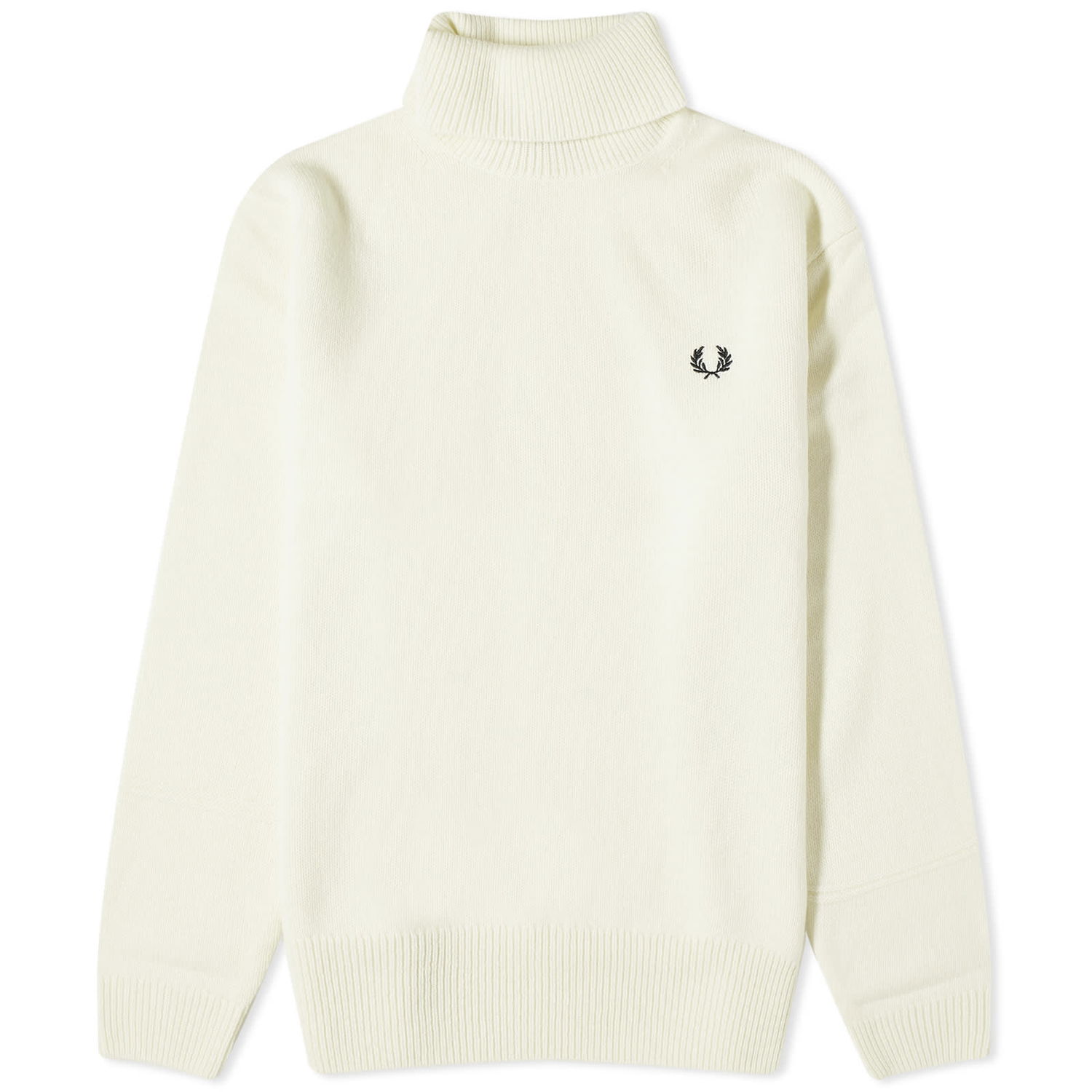 Sweater Fred Perry Roll Neck Jumper "Ecru" Beige | K6826-560, 0