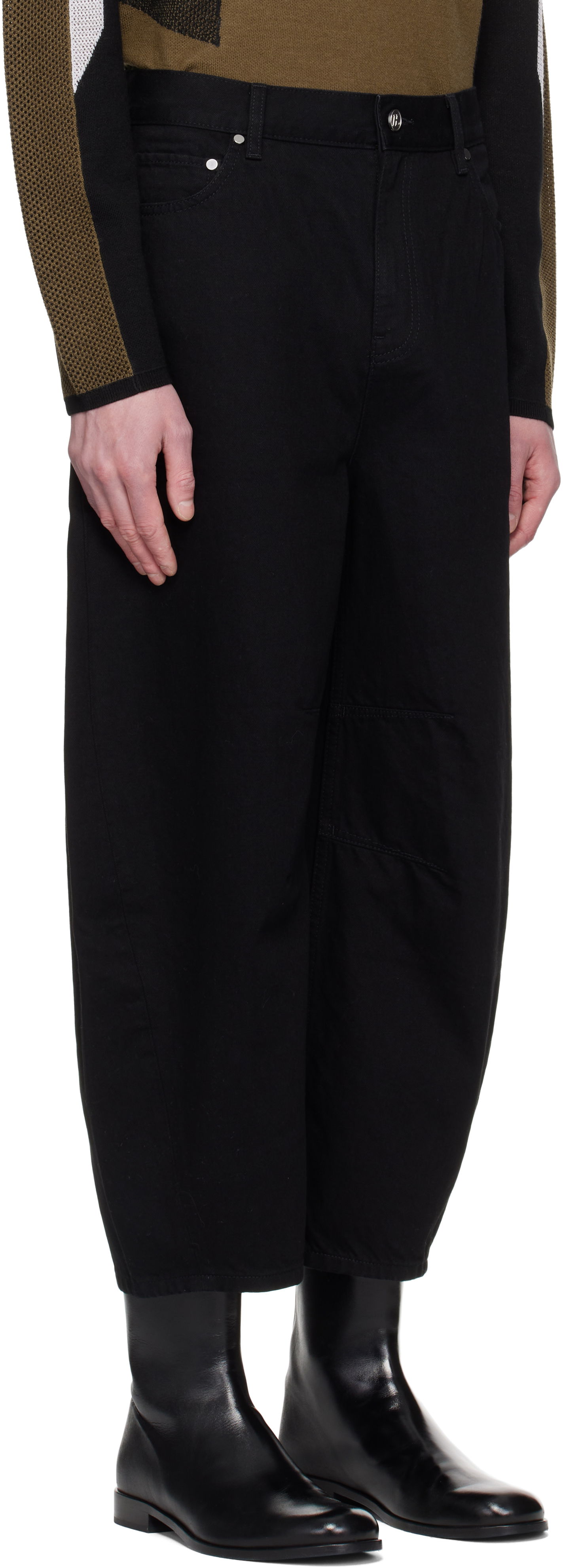 Bukser Helmut Lang Helmut Lang Cocoon Jeans Sort | P01DM201, 1
