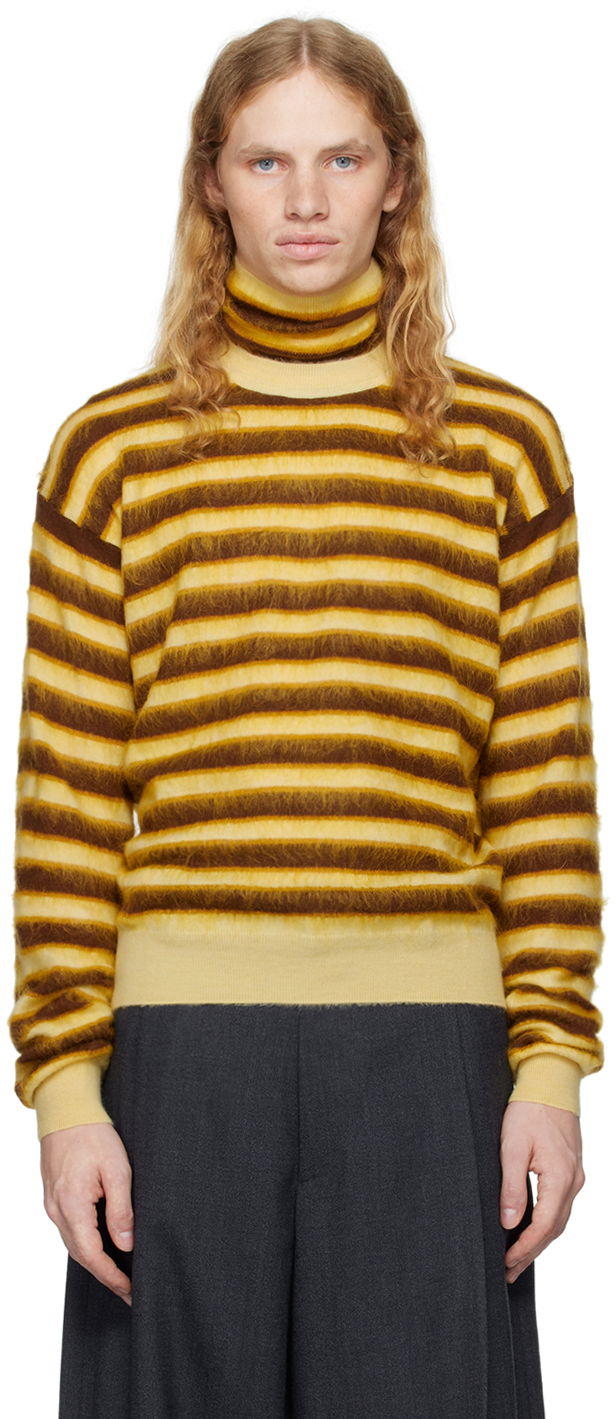 Sweater Marni Striped Turtleneck Sweater Flerfarvet | GCMG0408Q0 UFW617