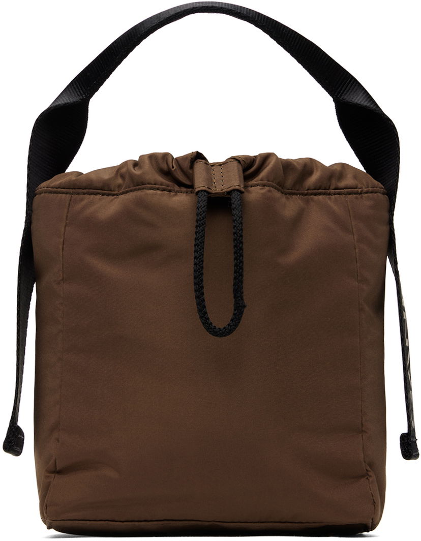 Mulepose GANNI Drawstring Tech Tote Bag Brun | A6206