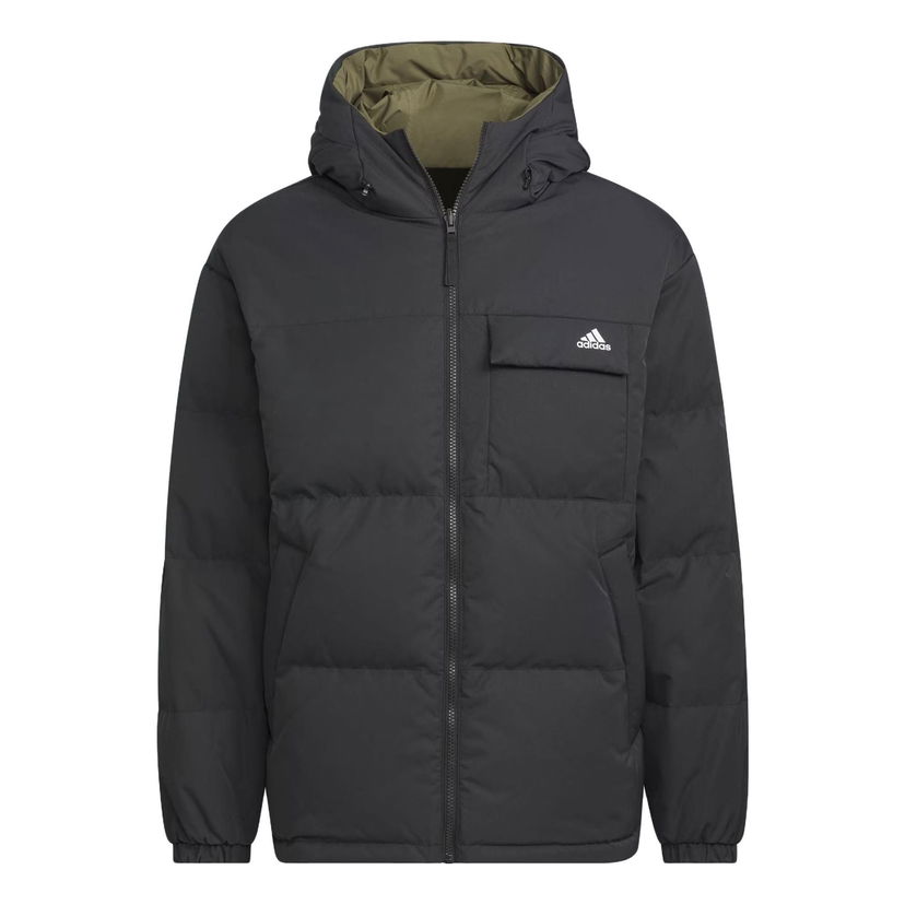 Puffer jakke adidas Originals Reversible Down Jacket Sort | IV7569