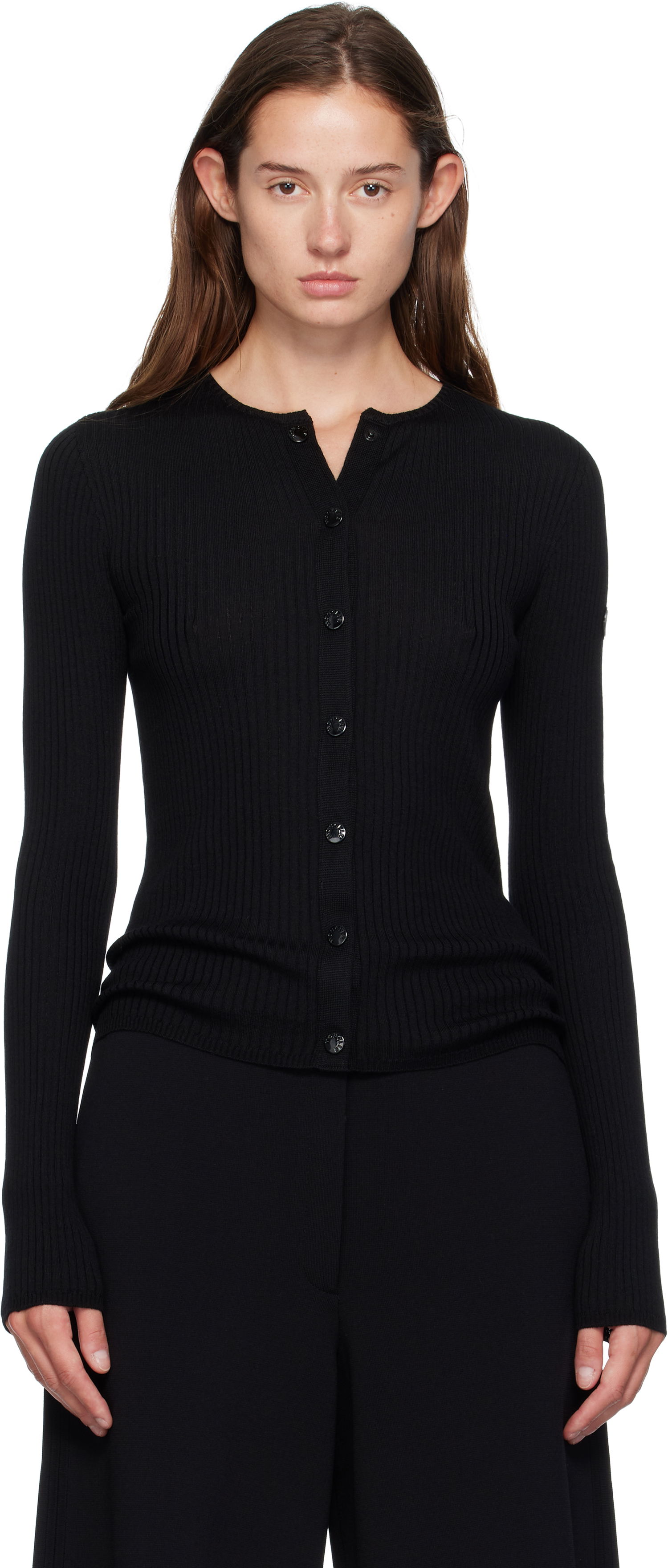Sweater Moncler Genius x EE72 Wool Cardigan Sort | K24039B00003M1131, 0