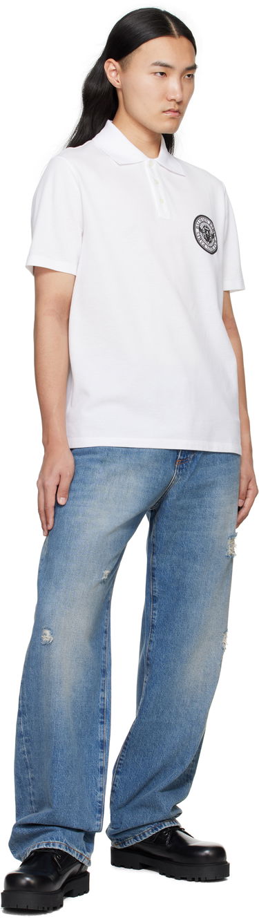 Jeans Balmain Balmain Loose-Fit Jeans Blå | EH1ML155DF44, 3