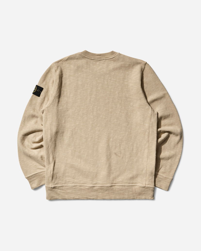 Sweatshirt Stone Island Brushed Heavy Cotton Jersey Sweatshirt Beige | K2S15-6100053-S0238 V009A