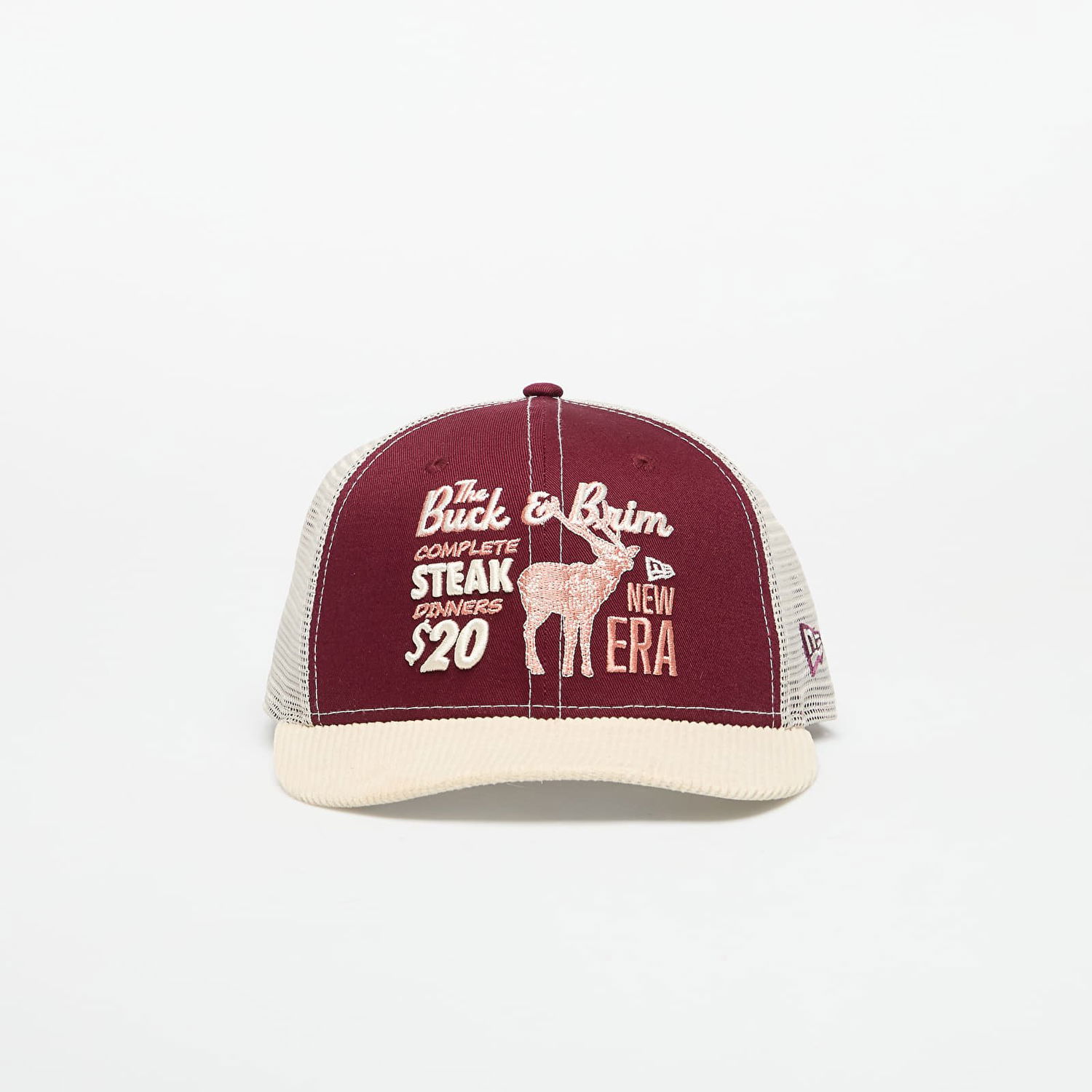 Kasket New Era 9FIFTY Trucker Cord Cap Bourgogne | 60691082, 0