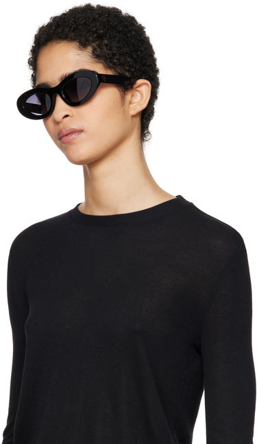 Solbriller Anine Bing Roma Black Oversized Sunglasses Sort | A-12-10090-BLK1, 3