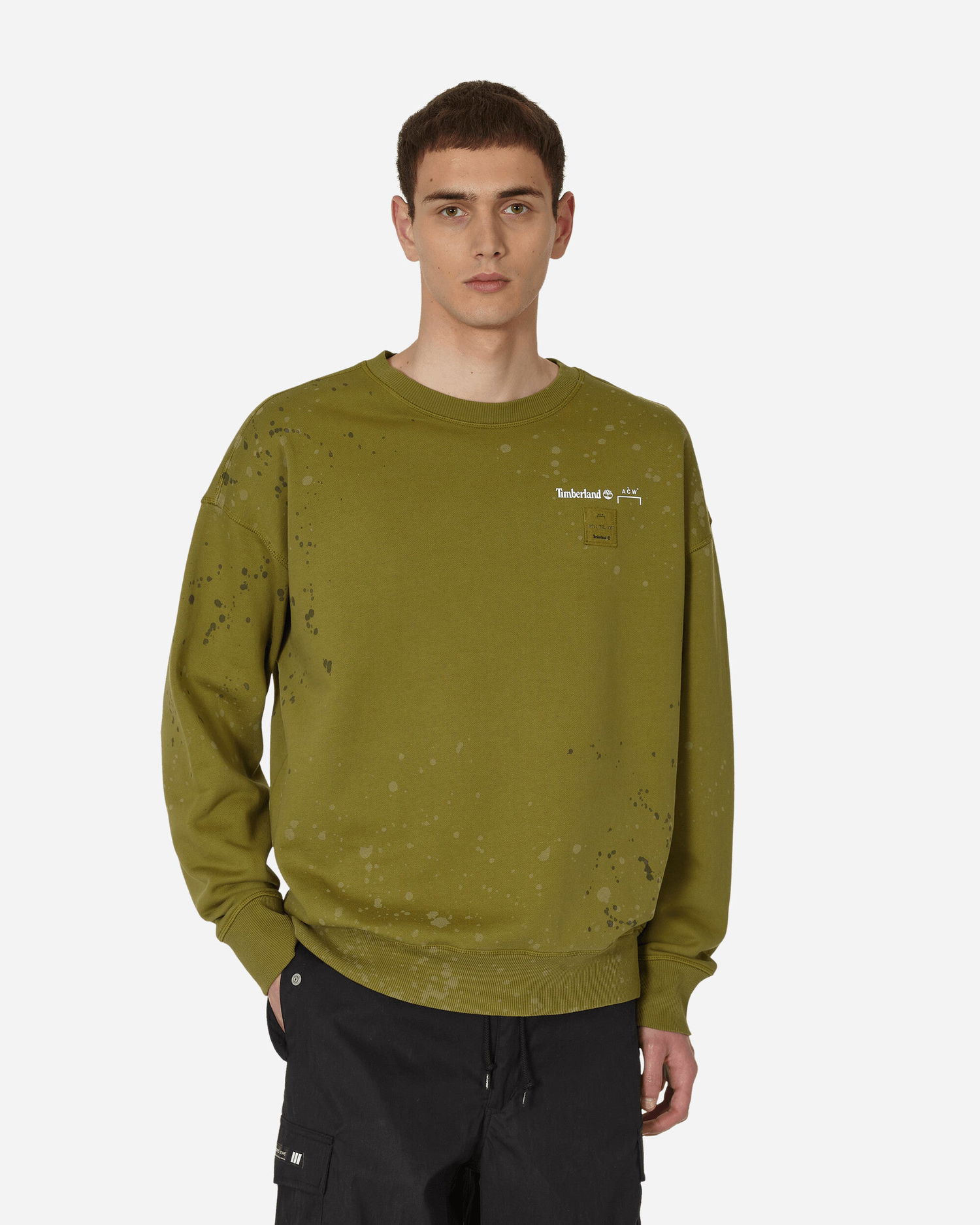 Sweatshirt Timberland A-COLD-WALL* Future73 Crewneck Sweatshirt Avocado Grøn | TB0A6PGWDY41 TBDY4, 0