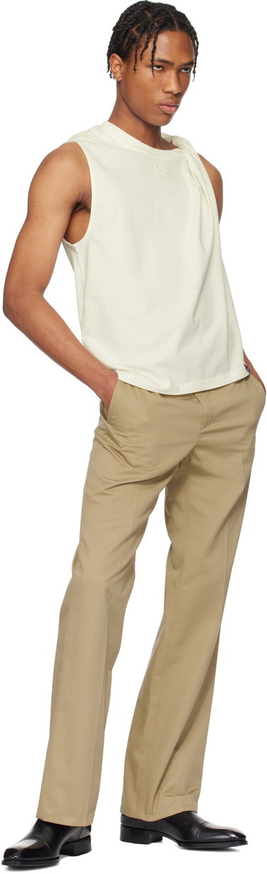 Bukser Courrèges Courrèges Tailored Trousers Beige | 125CPA318PL0178, 3