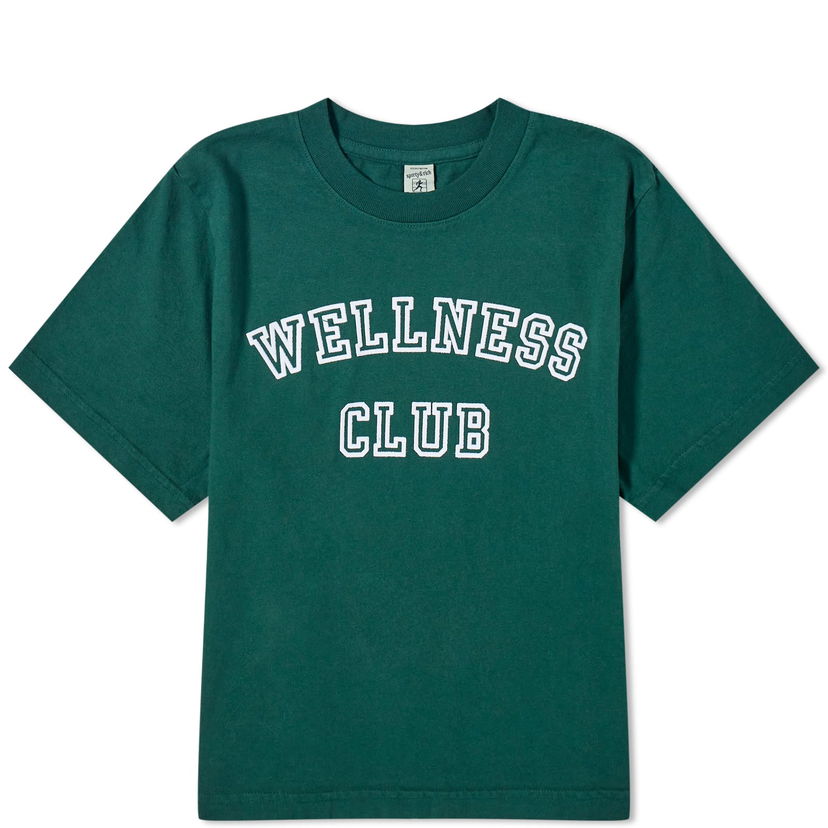 T-shirt Sporty & Rich Wellness Club Cropped T-Shirt Grøn | TS874FO