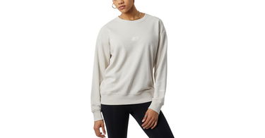 Sweatshirt New Balance Essentials Crew Hvid | wt23514-mbm, 1