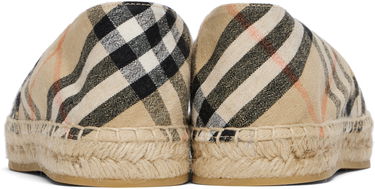 Tøj Burberry Burberry Check Mews Espadrilles Beige | 8109180, 1