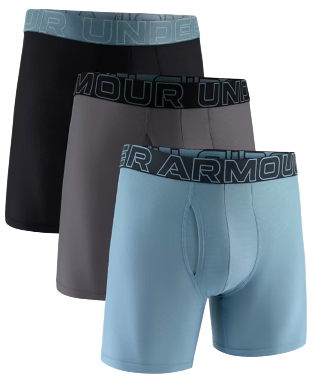 Boksere Under Armour Under Armour SOLID 6in 3-Pack Boxer Shorts Blå | 1383884-587, 0