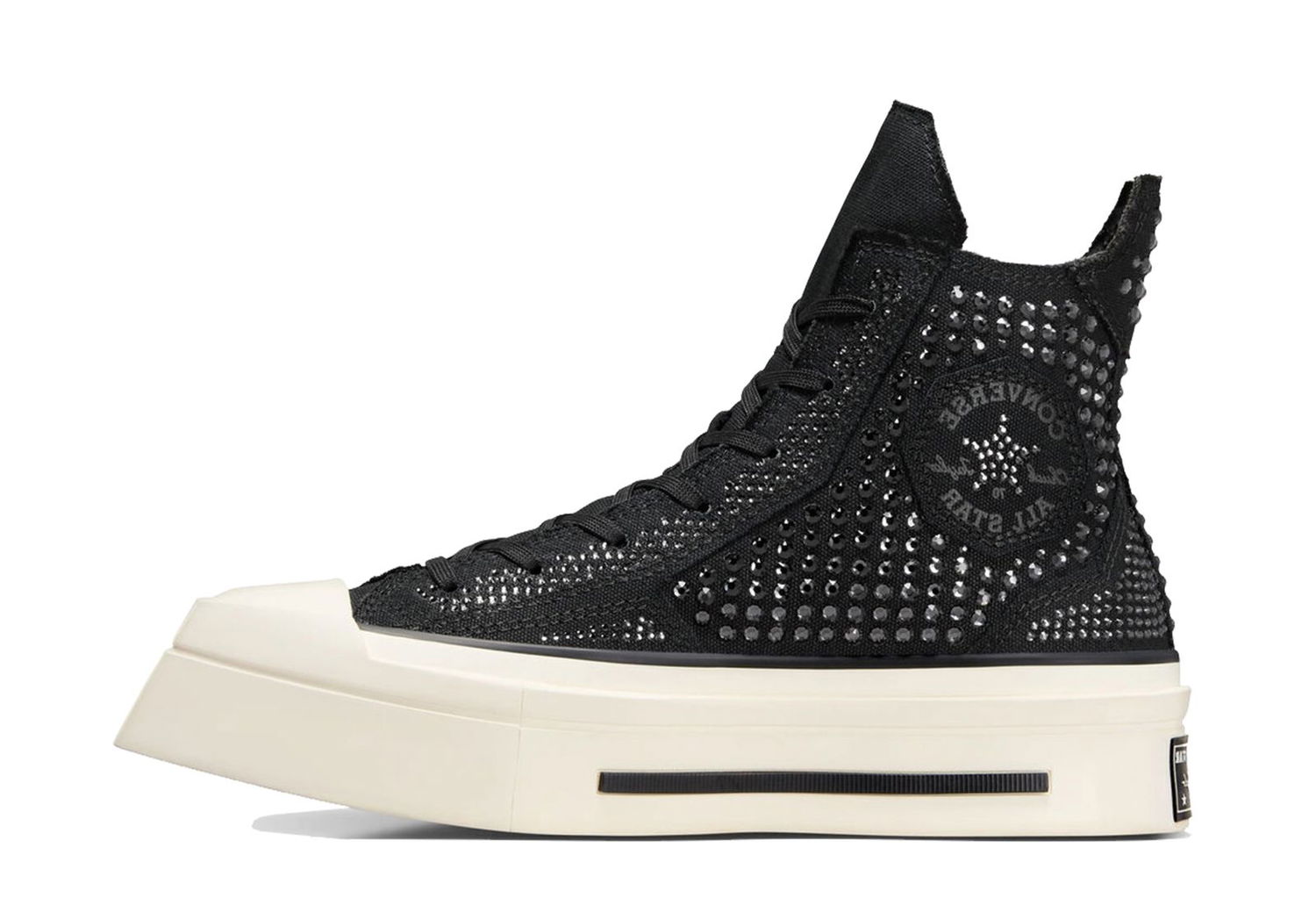 Sneakers og sko Converse Swarovski® x Chuck 70 De Luxe Squared "Black" W Sort | A09070C, 1