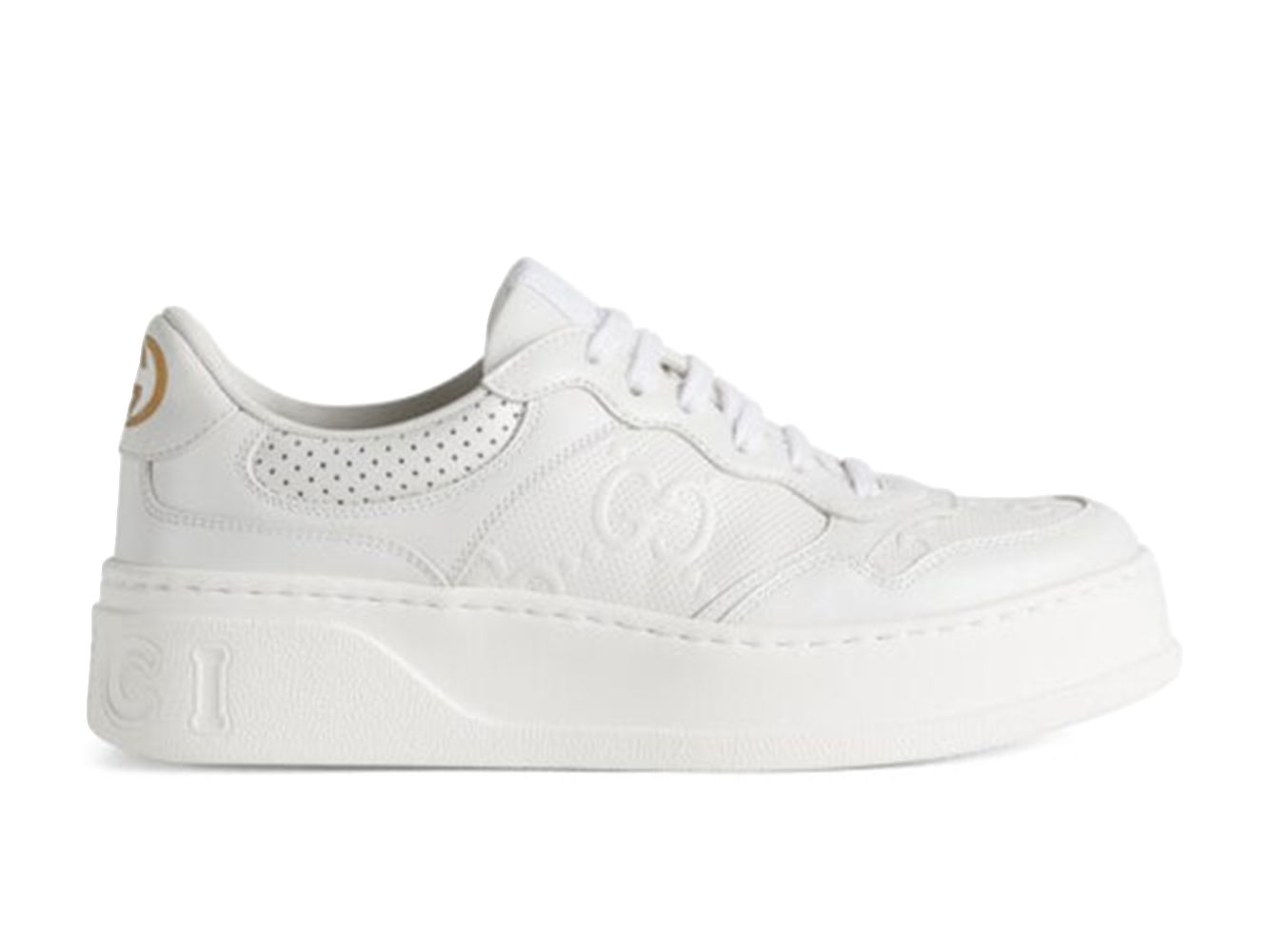 Sneakers og sko Gucci GG Embossed W Hvid | 670408 1XL10 9014, 0