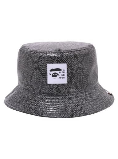 Hat BAPE Snake Reversible Bucket Hat Grå | 1I80-181-001