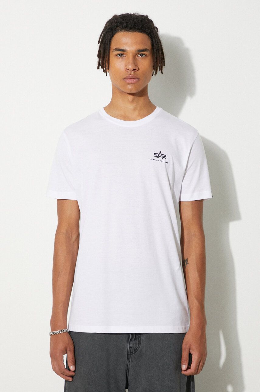 T-shirt Alpha Industries Backprint T-Shirt With Print Hvid | 128507.09, 0