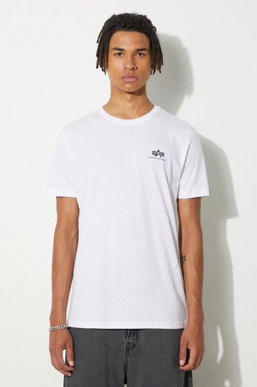 T-shirt Alpha Industries Backprint T-Shirt With Print Hvid | 128507.09, 0