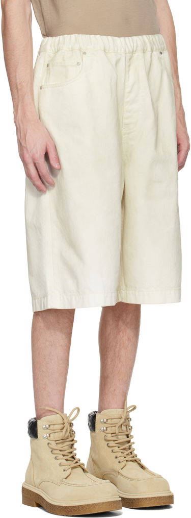 Shorts Entire Studios Entire Studios Spar Denim Shorts Beige | ESU-S25-11008-BO, 1