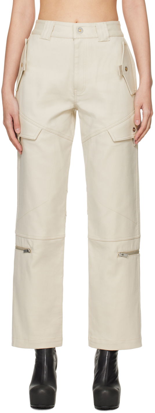 Cargo bukser Dion Lee Tactical Cargo Pants Beige | C2179PS24, 0