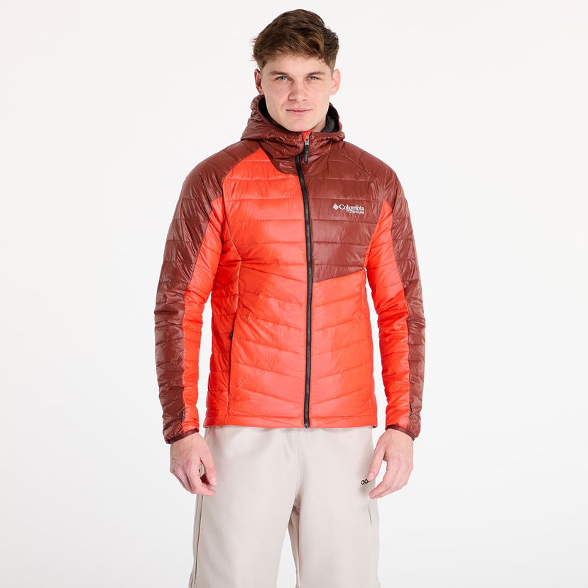 Puffer jakke Columbia Platinum Peak II Hooded Orange | 2088911839