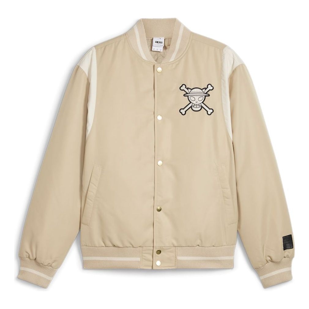 Bomberjakke Puma One Piece Baseball Jacket Beige | 624675-90, 0