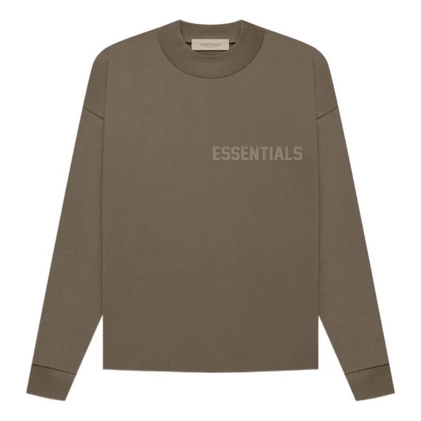 Sweater Fear of God Essentials Long Sleeve Tee Grøn | FOG-FW22-478, 0