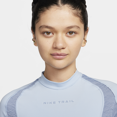 T-shirt Nike W NK TRAIL DF LS TOP Turkis | fn4706-440, 3
