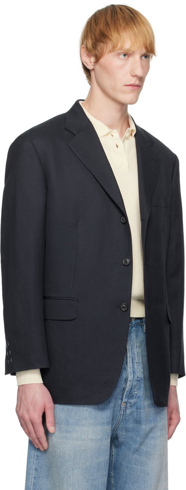 Jakke Maison Margiela Maison Margiela Work-In-Progress Blazer Mørkeblå | S50BN0537 M35287, 1