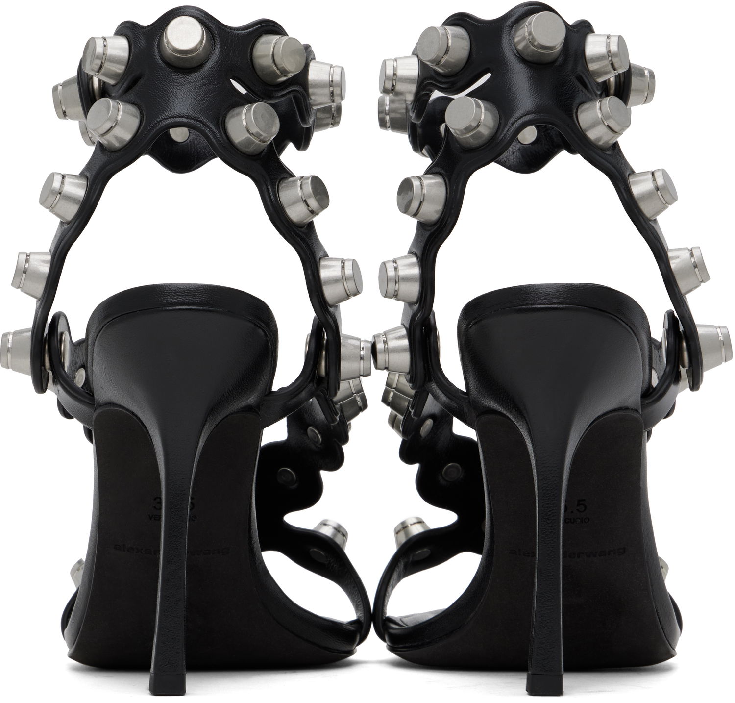 Kjole Alexander Wang Alexander Wang Riot Heeled Sandals Sort | 30424S025, 1