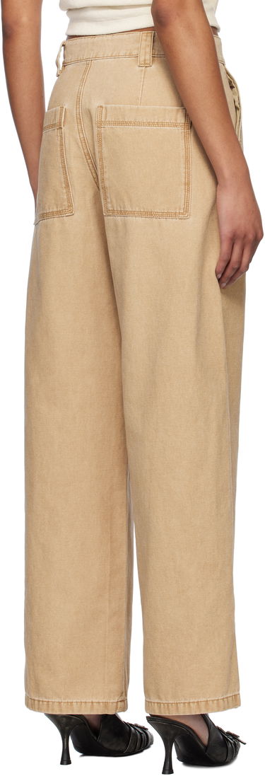 Bukser We11done We11done Work Trousers Beige | WD-PT0-25-288-W-BG, 2