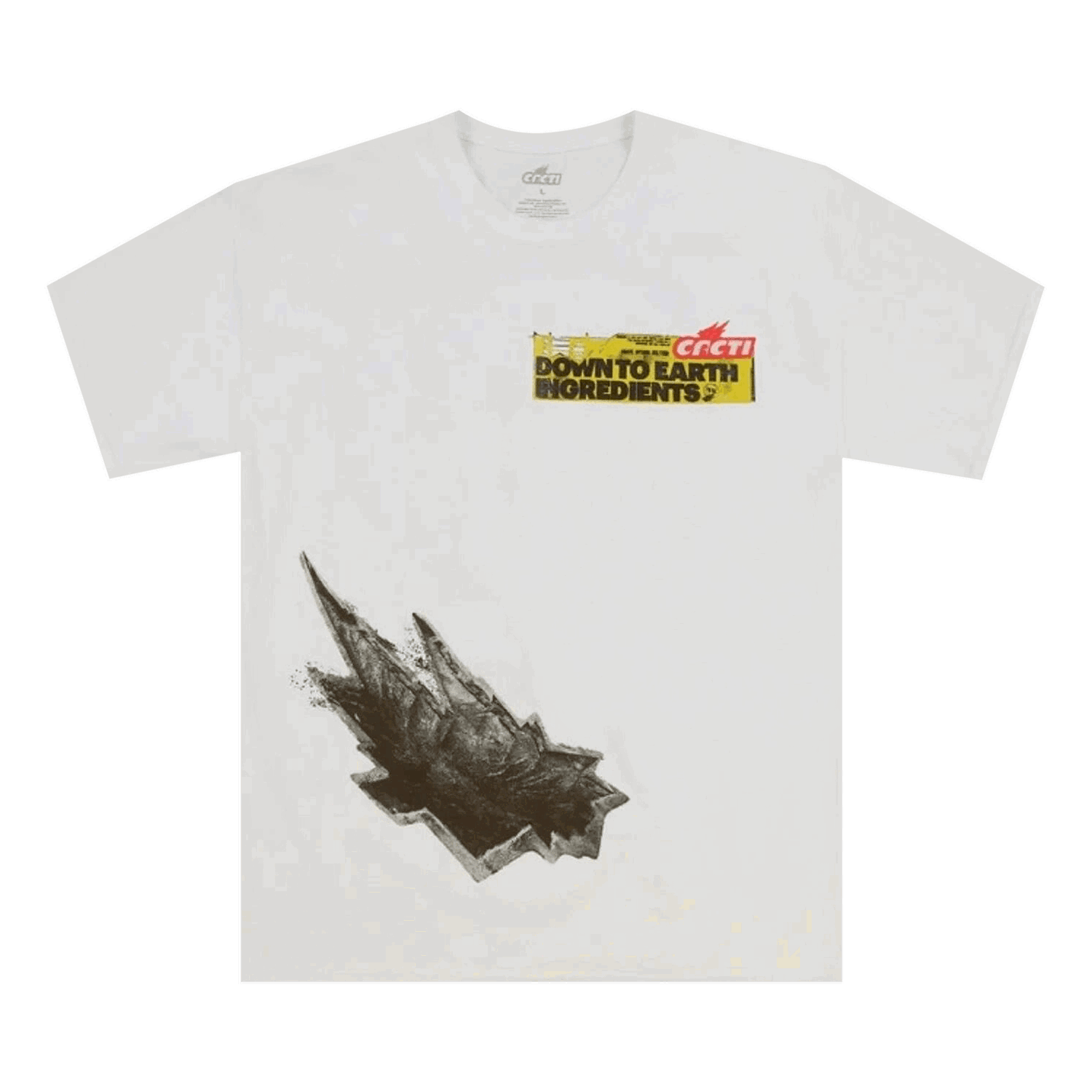 T-shirt Cactus Jack by Travis Scott Brace For Impact Tee Hvid | CACT SS13 WHIT, 0