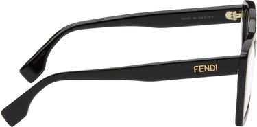 Solbriller FENDI Lettering Rectangle Glasses Sort | FE50127IW54001 192337228438, 1