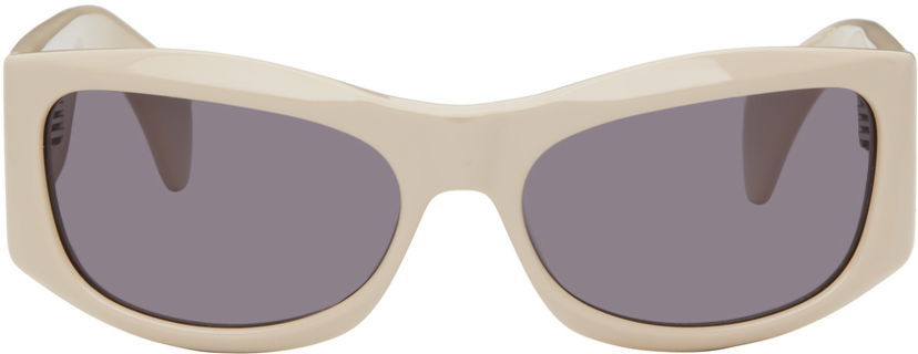 Solbriller HELIOT EMIL Aether Rectangular Sunglasses Beige | HE_16_57_ST18