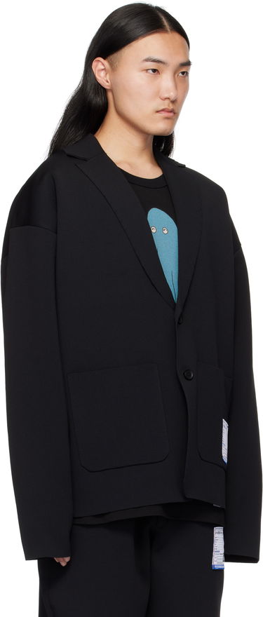 Sweater Maison MIHARA YASUHIRO MIHARA YASUHIRO Milan Rib Blazer Sort | I13JK024, 1