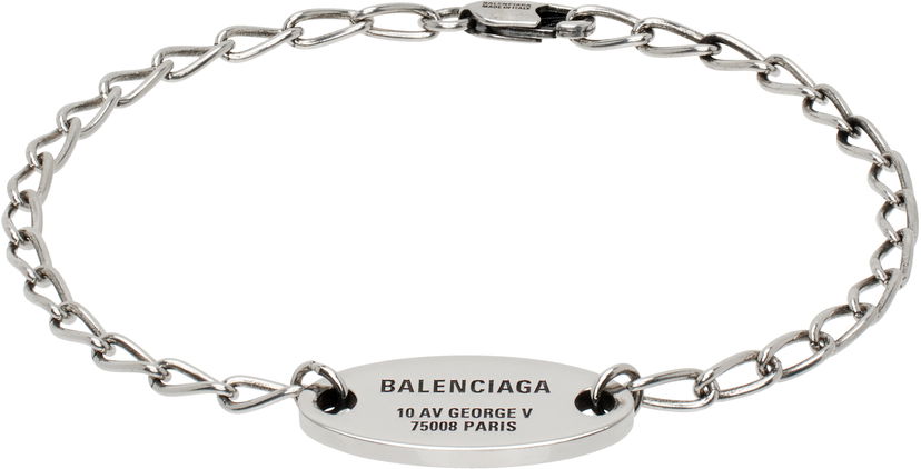 Armbånd Balenciaga Balenciaga Everyday Chain Bracelet Metalisk | 817679TZ99I