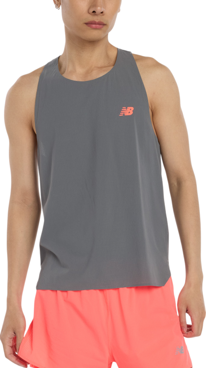 Tanktop New Balance New Balance Race Day Ultra Light Singlet Grå | mt51205-urr