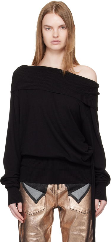 Sweater Ottolinger Ottolinger Upside Down Knit Sweater Sort | 107-104807-01, 0