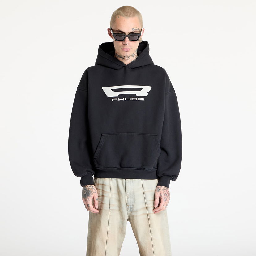 Sweatshirt Rhude Rhude Campione Hoodie Sort | RHSS25HO070122306