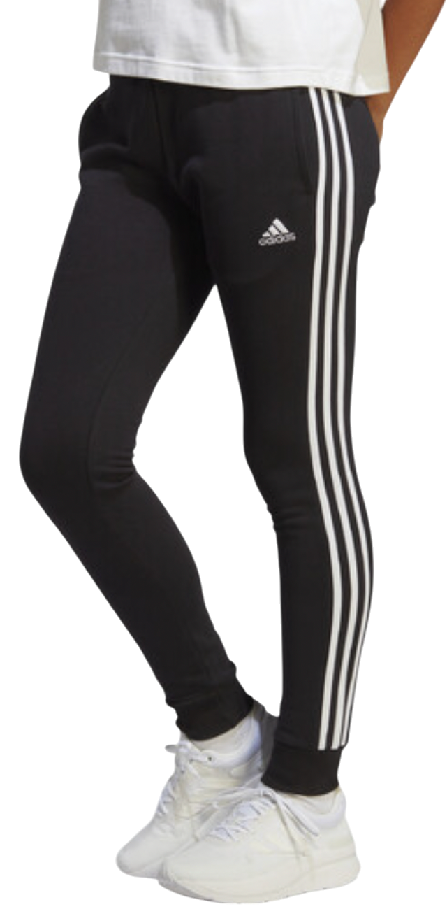 Joggingbukser adidas Performance Essentials 3-Stripes French Terry Cuffed Sort | IC8770, 1