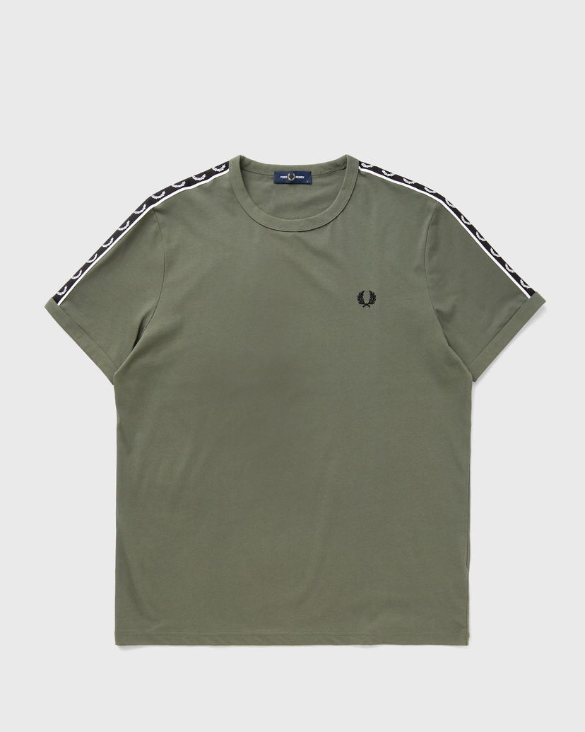 T-shirt Fred Perry Contrast Taping T-Shirt Grøn | M4613-Z50