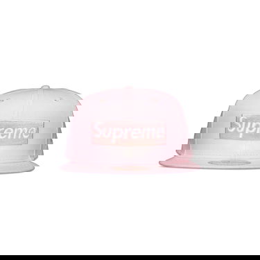 Kasket Supreme New Era Champions Box Logo Hat Lyserød | SS21H30 PINK, 1