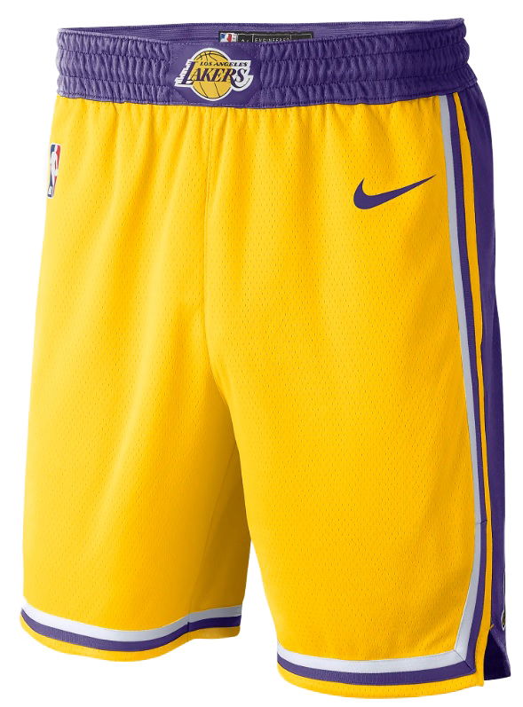 Shorts Nike NBA Los Angeles Lakers Icon Edition Gul | aj5617-728, 0
