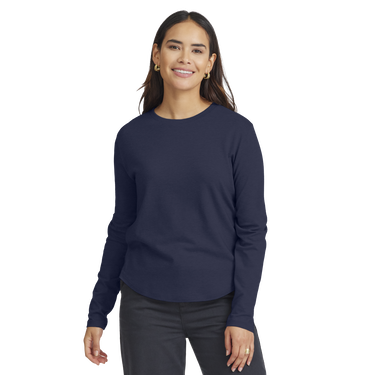 T-shirt Allbirds Merino Wool Long Sleeve T-Shirt, Size XS Mørkeblå | A12115W, 0
