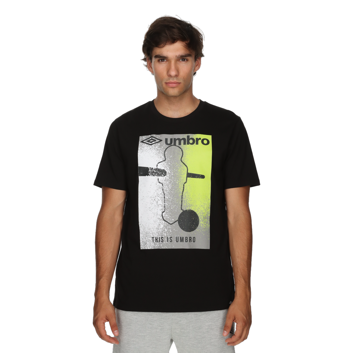 T-shirt Umbro Foosball Player Graphic T-Shirt Sort | UMA253M807-01, 0