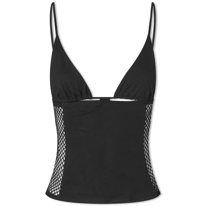 Tanktop Miaou Miaou Ellie Mesh Panel Vest Top, Size Large Sort | 7113JRBBLK