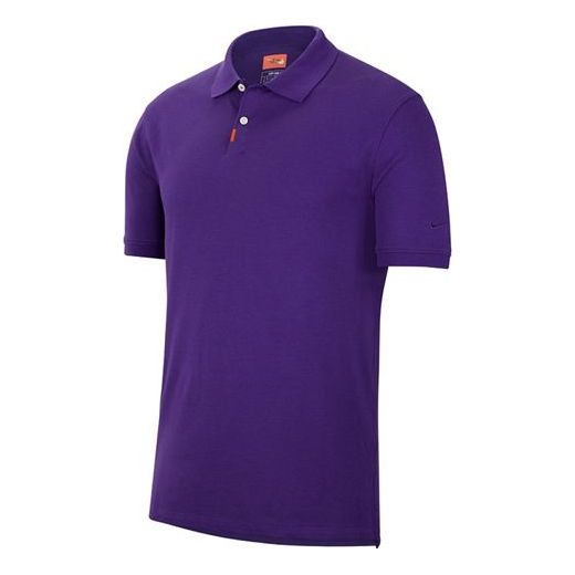 Polo skjorte Nike Breathable Short Sleeve Polo Shirt Lilla | BV0481-547