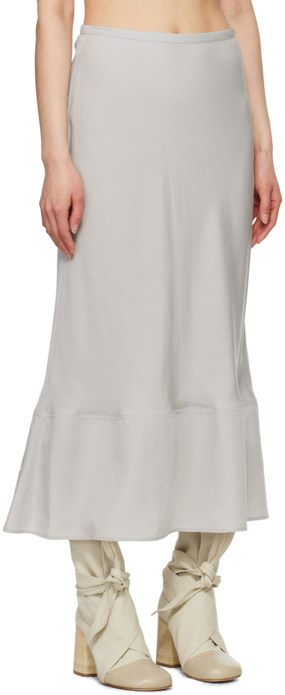 Nederdel LEMAIRE Lemaire Bias-Cut Maxi Skirt Grå | SK1023 LF1126, 1